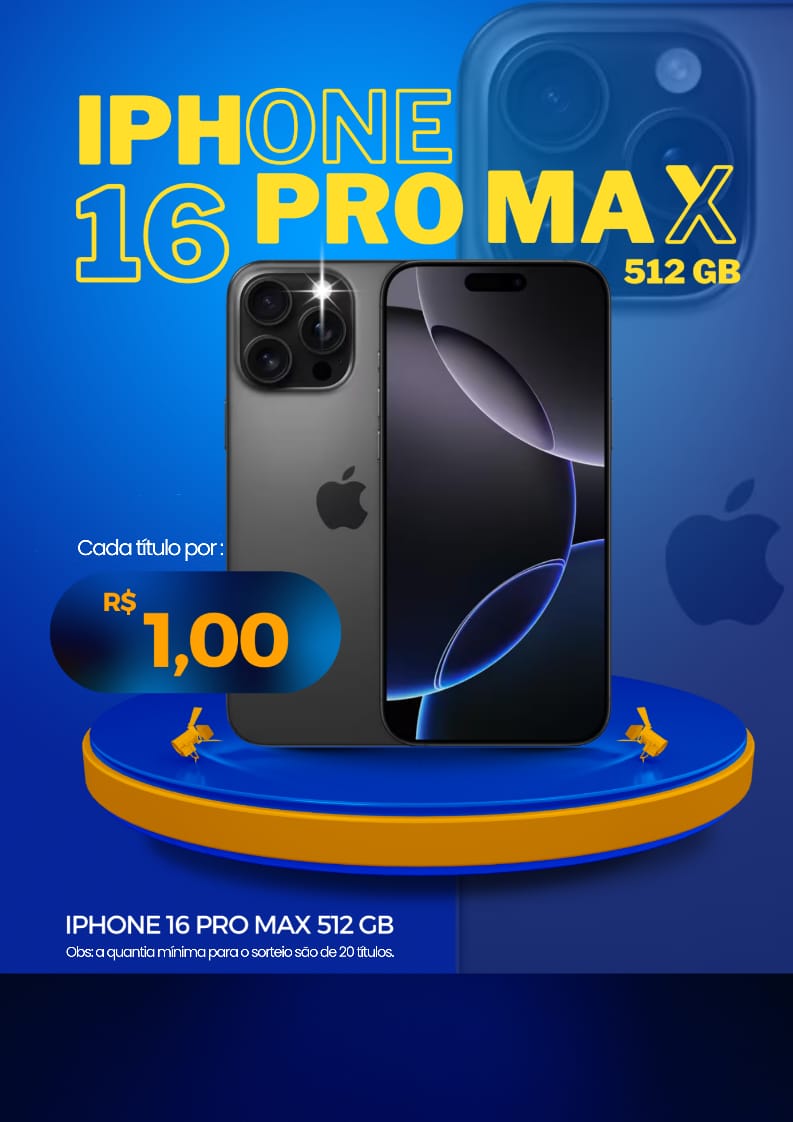 Iphone 16 Pro Max 512 GB no valor de: R$14.000.00